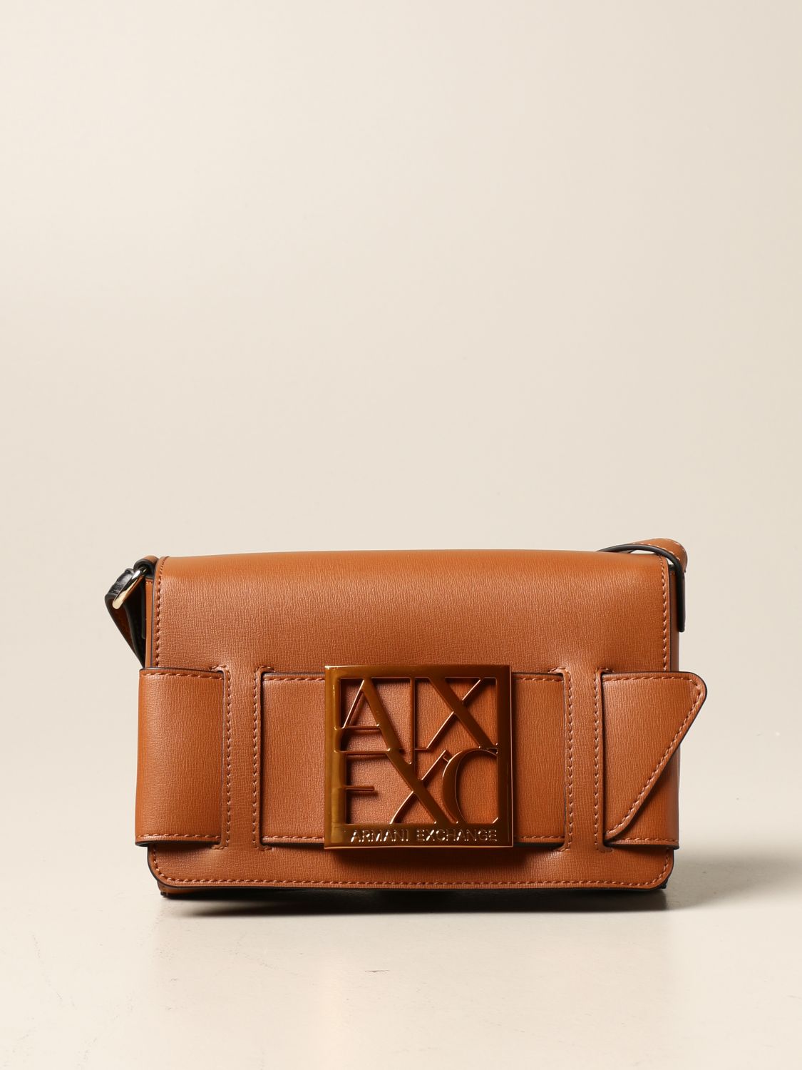 ARMANI EXCHANGE: Borsa a tracolla in pelle sintetica - Cuoio | Borse A Tracolla  Armani Exchange 942692 0A874 GIGLIO.COM