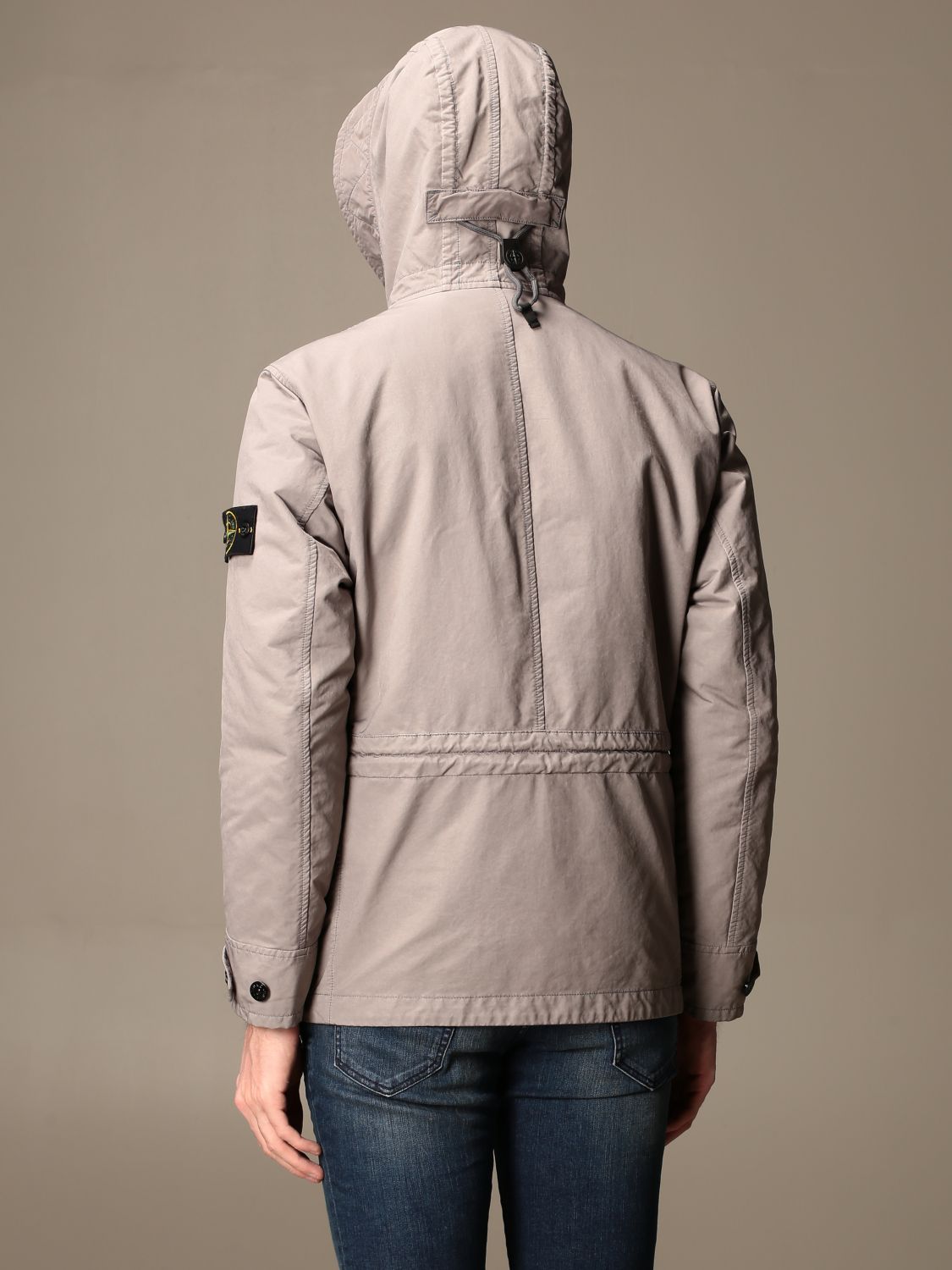 STONE ISLAND: jacket with hood | Jacket Stone Island Men Mud | Jacket