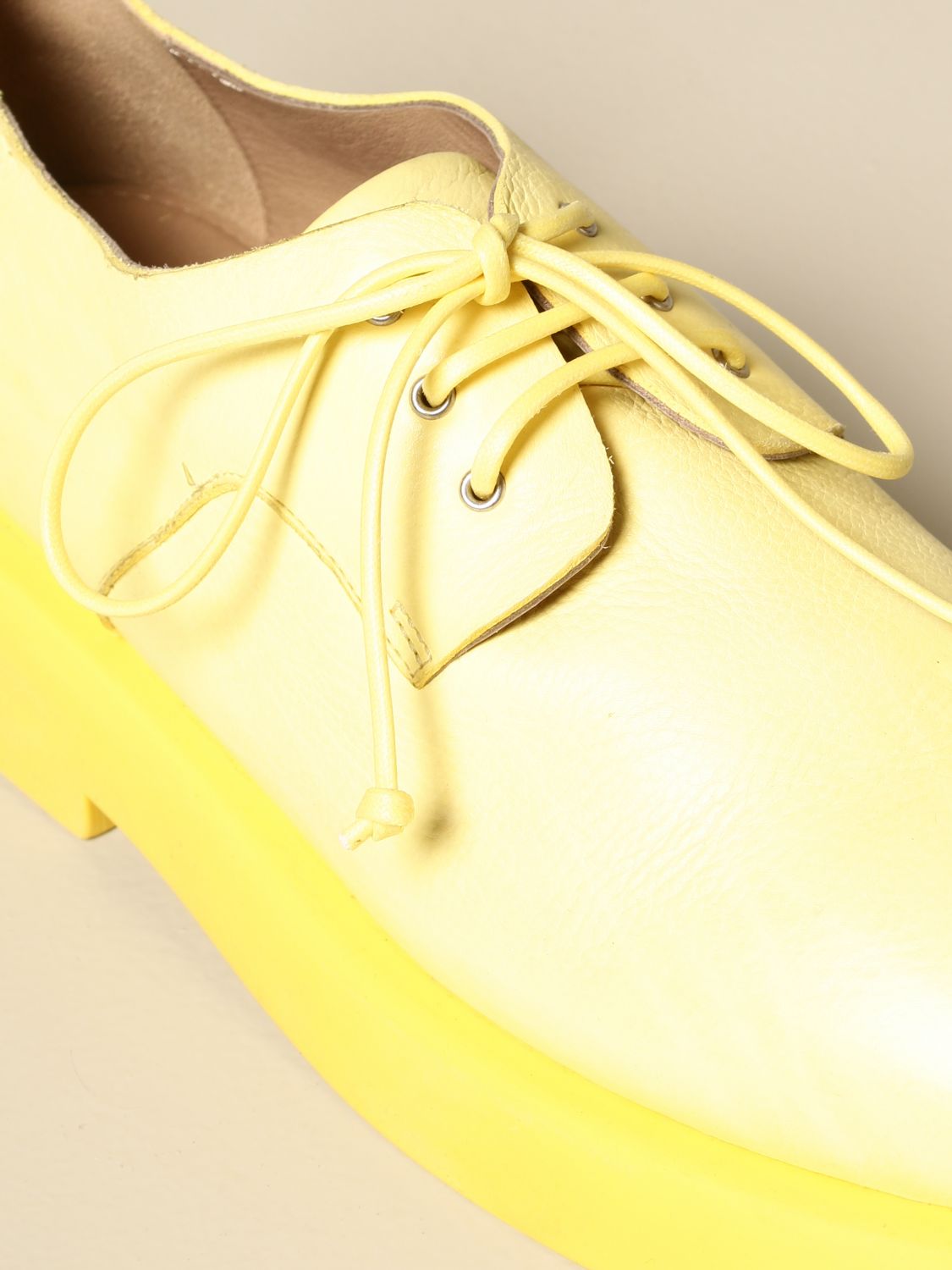 yellow oxford shoes