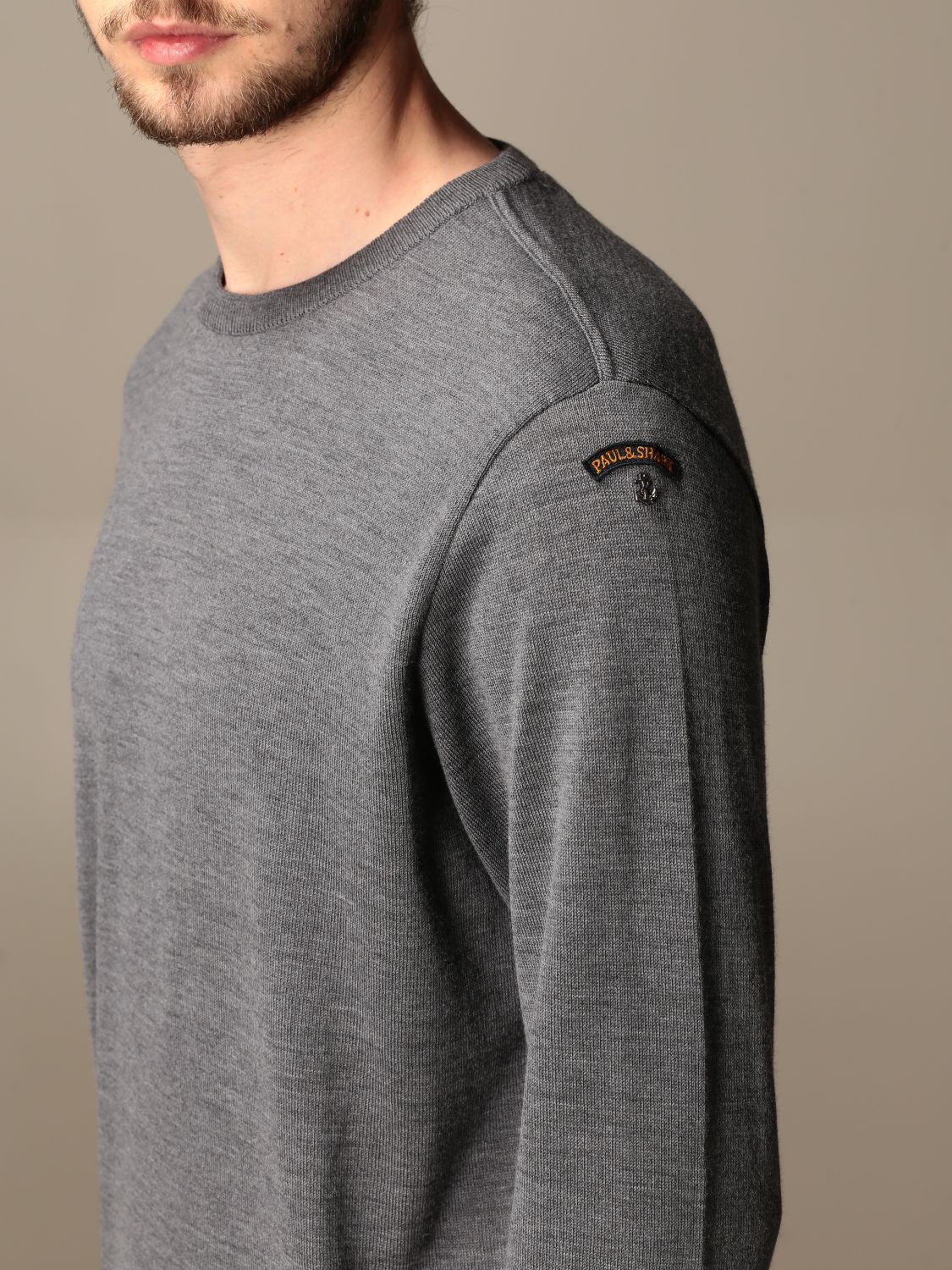 grey paul and shark jumper