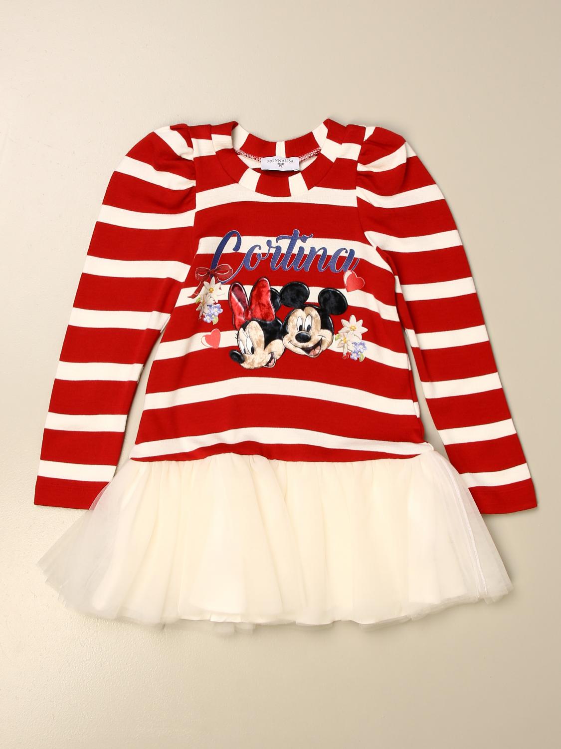 monnalisa red tulle skirt