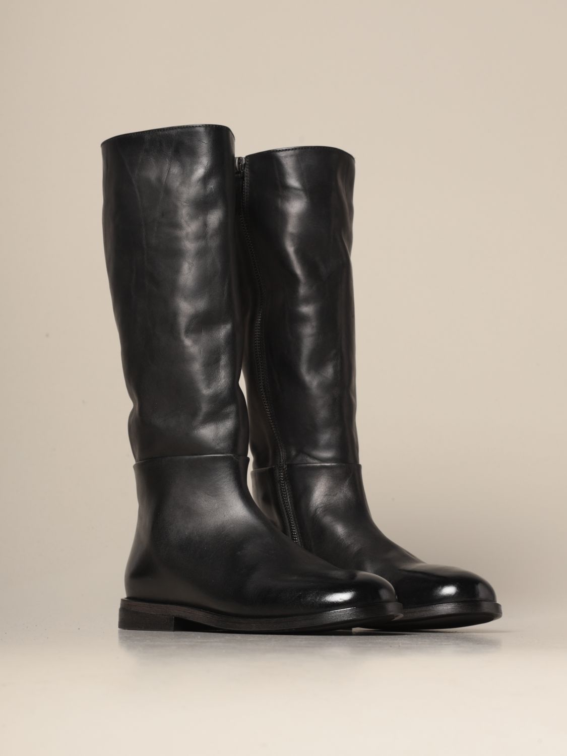 Boots Marsèll: Marsèll Scalpello boot in leather black 2