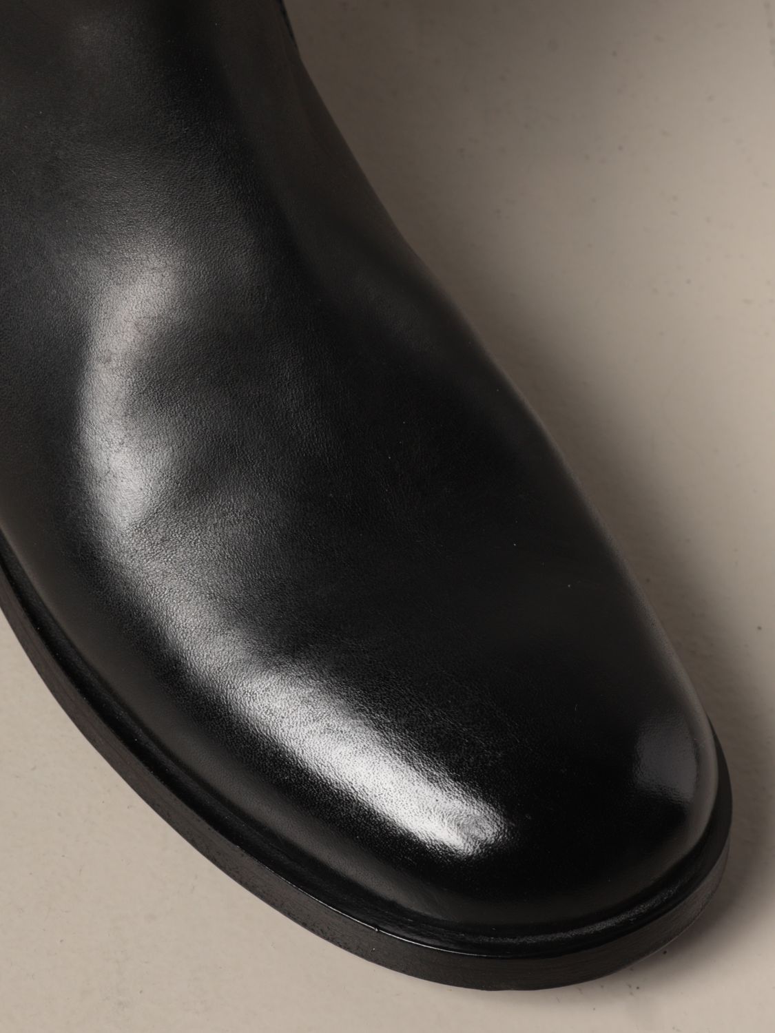 Boots Marsèll: Marsèll Scalpello boot in leather black 4
