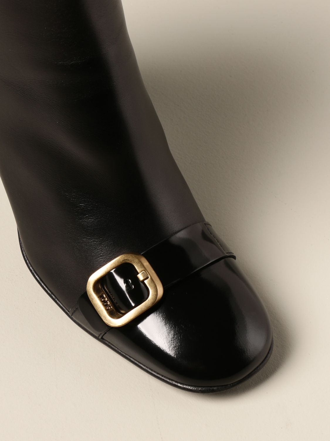 Bottines à talons Tod's: Chaussures femme Tod's noir 4