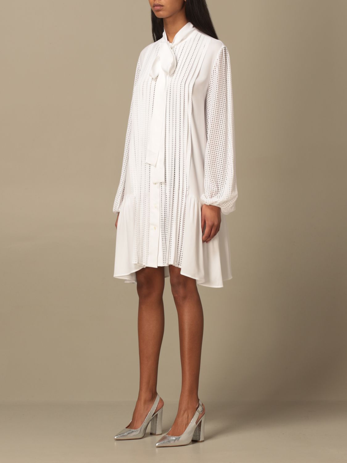 reiss sylvan pleated shirt dress