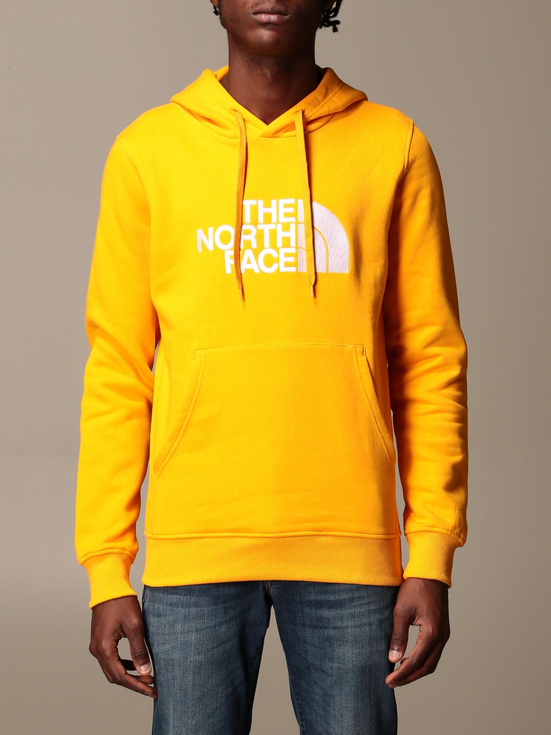 THE NORTH FACE: sweatshirt for men - Yellow | The North Face sweatshirt ...