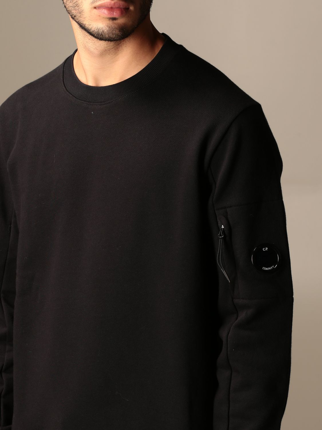 C.P. Company Cotton Sweatshirt in Black for Men