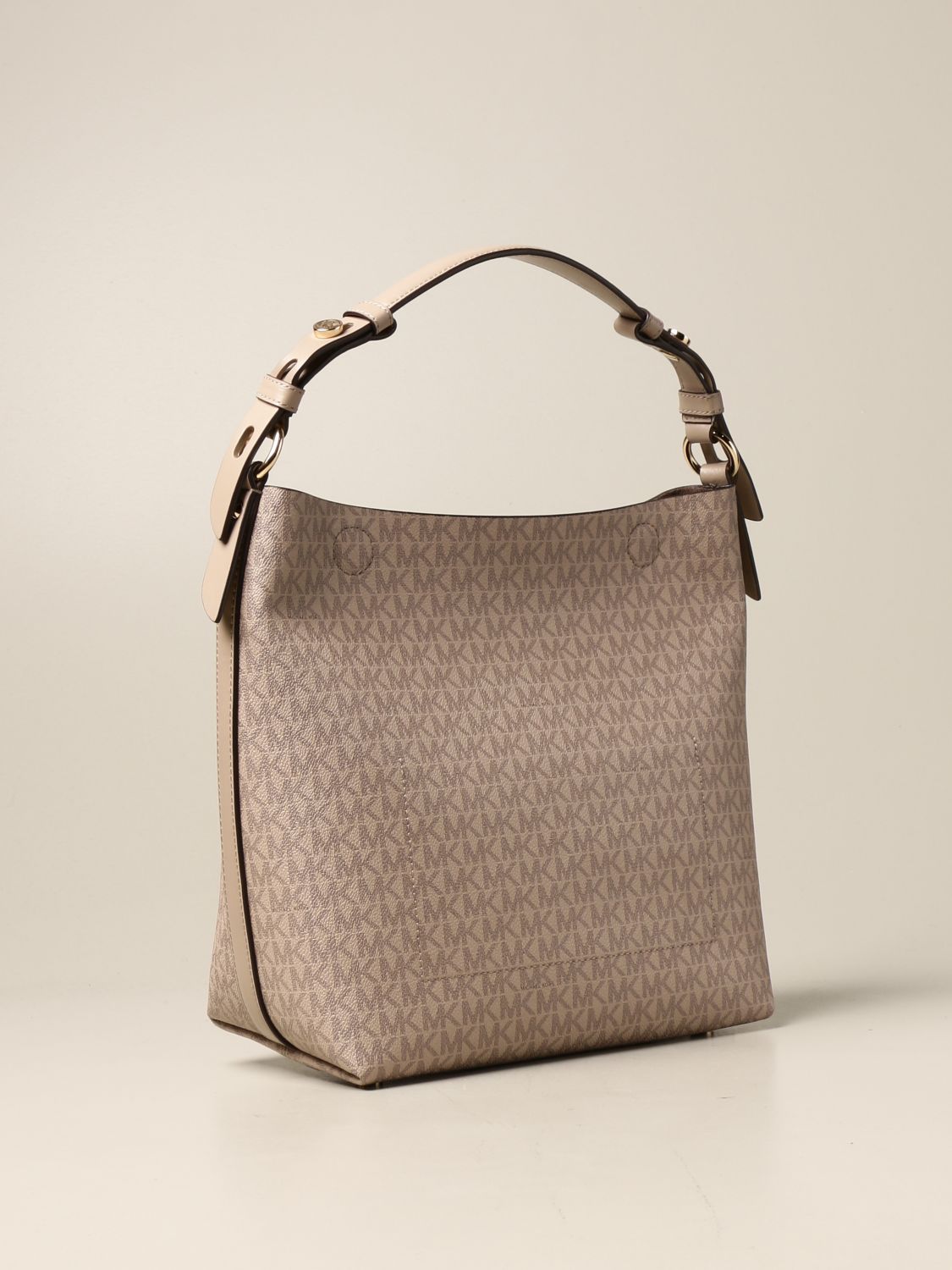 MICHAEL KORS Lucy Hobo Truffle Michael bag in synthetic leather Dark Michael Kors shoulder