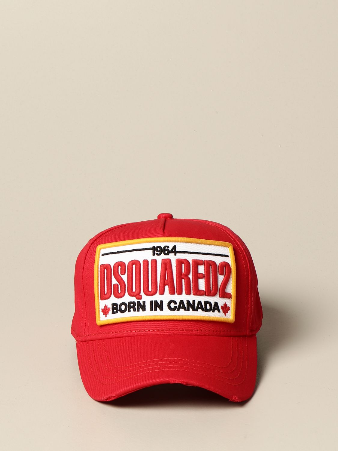 DSQUARED2: baseball cap with logo | Hat Dsquared2 Men Red | Hat 