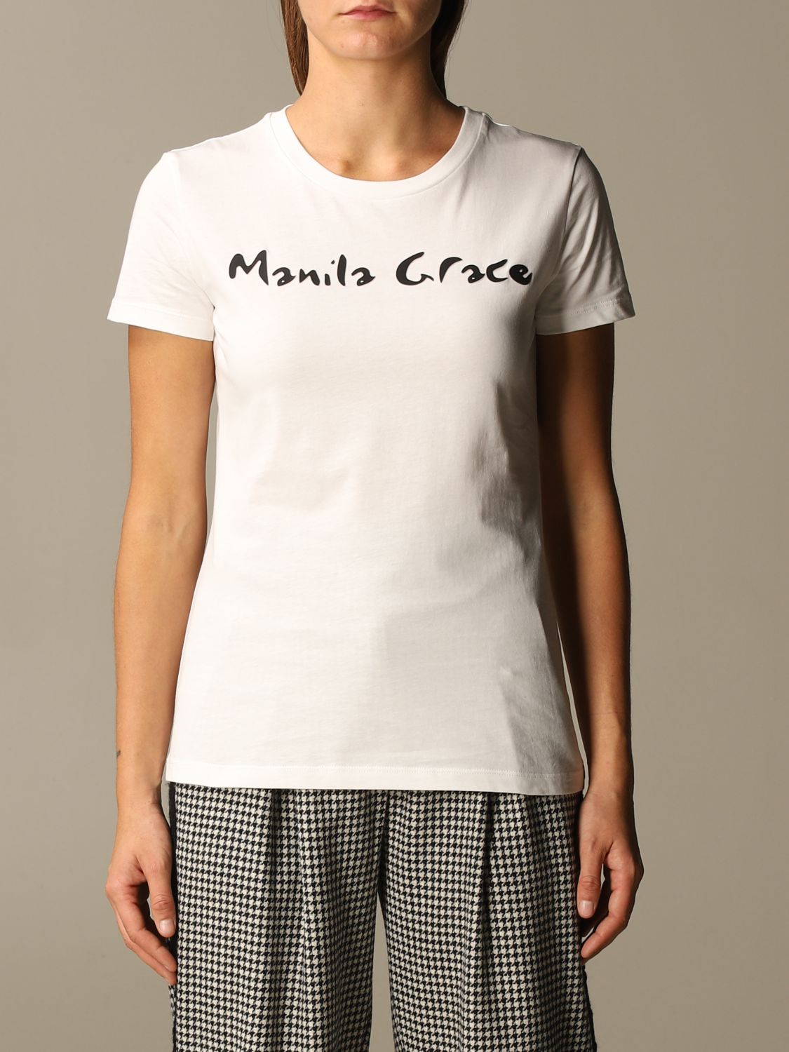 MANILA GRACE: logo t-shirt | T-Shirt Manila Grace Women White | T-Shirt ...