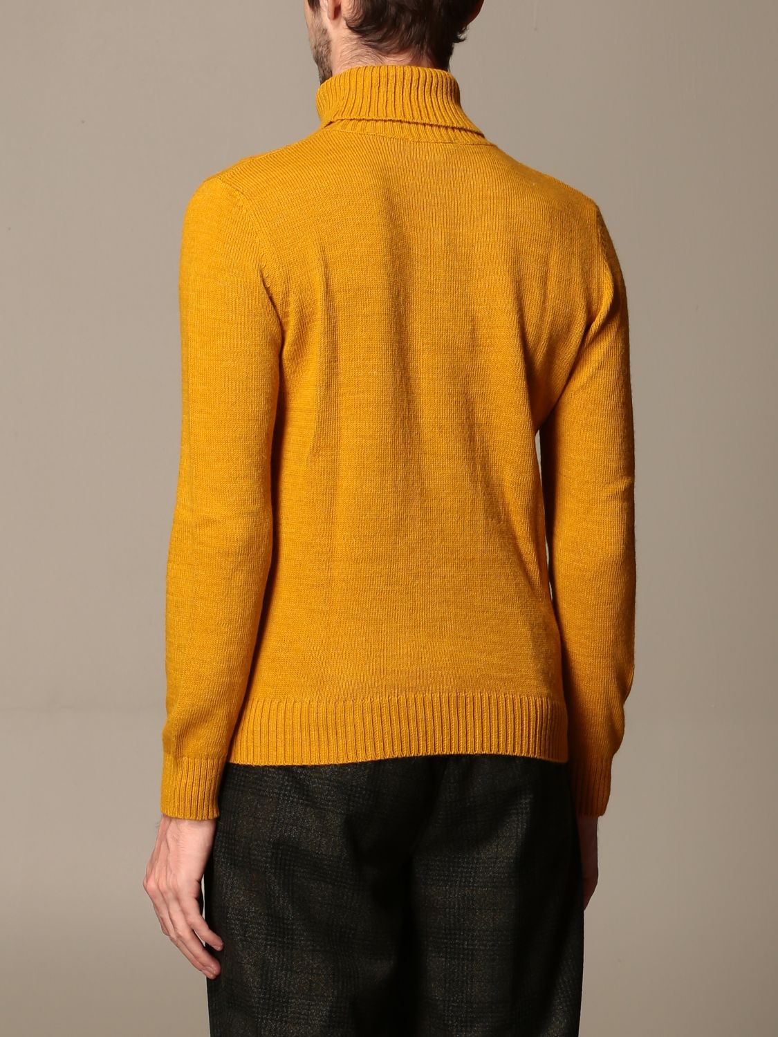 mustard wool sweater
