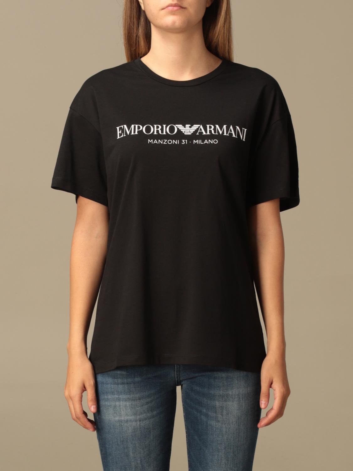 Emporio Armani Outlet: Футболка Мужское - Черный 3 | Футболка Emporio Armani  3Z2T7Q 2JO4Z GIGLIO.COM