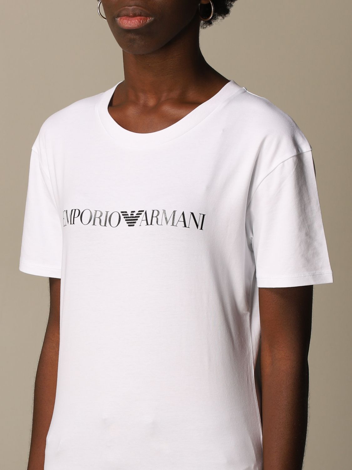 Emporio Armaniアウトレット：tシャツ レディース - ホワイト | GIGLIO.COMオンラインのEmporio Armani
