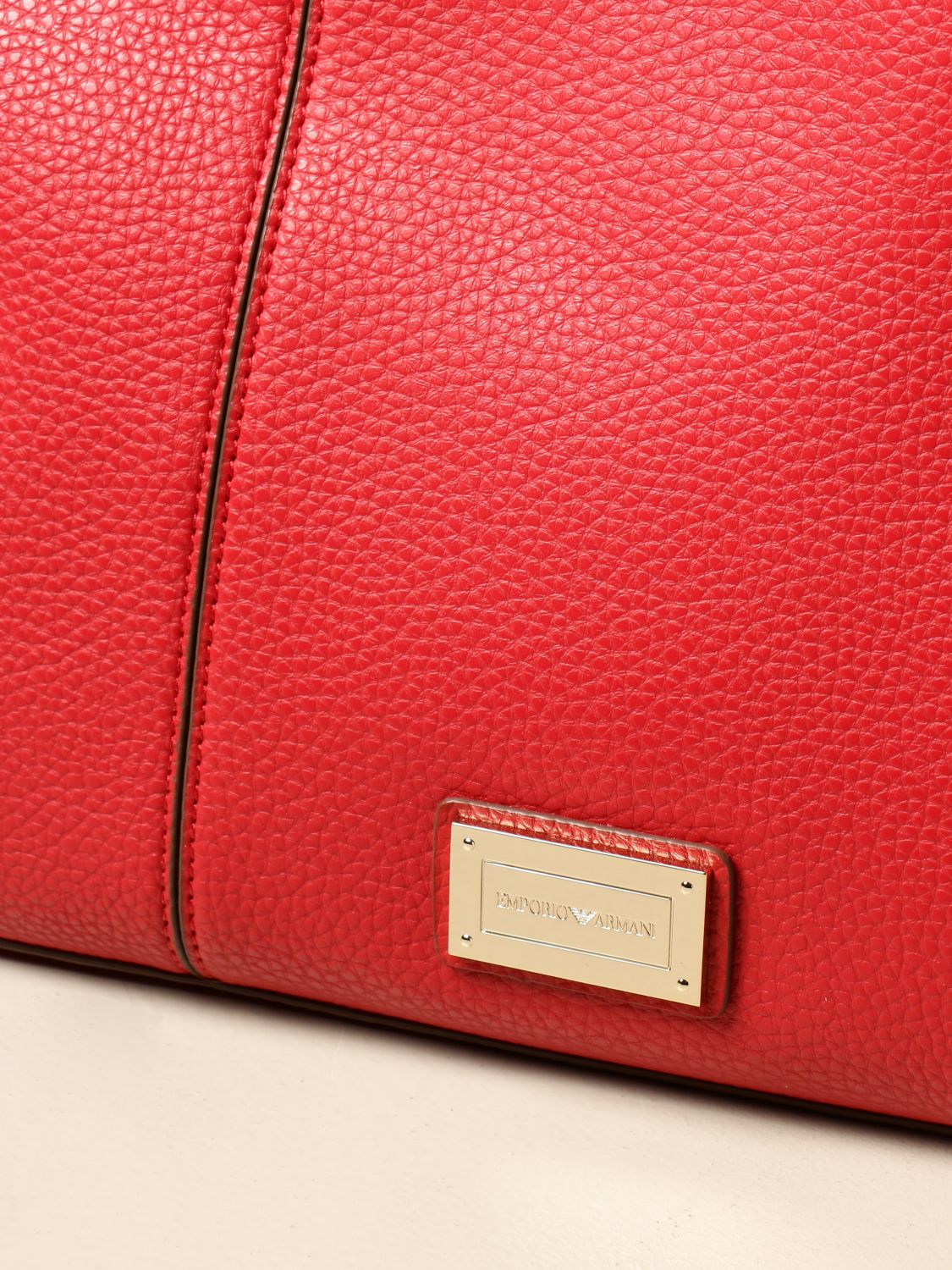 Emporio Armani Outlet: Handbag women - Red | Handbag Emporio Armani ...