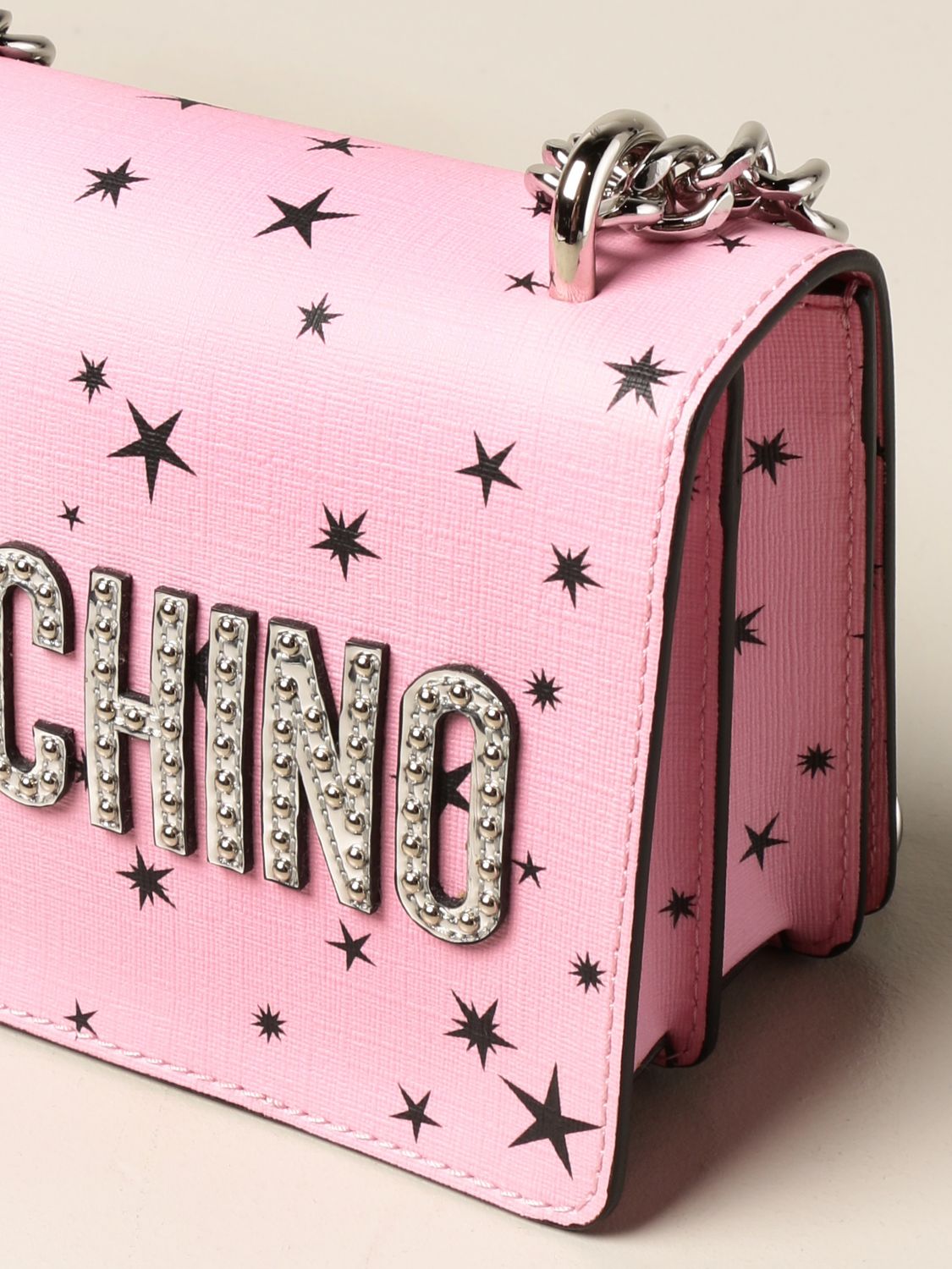 pink moschino purse