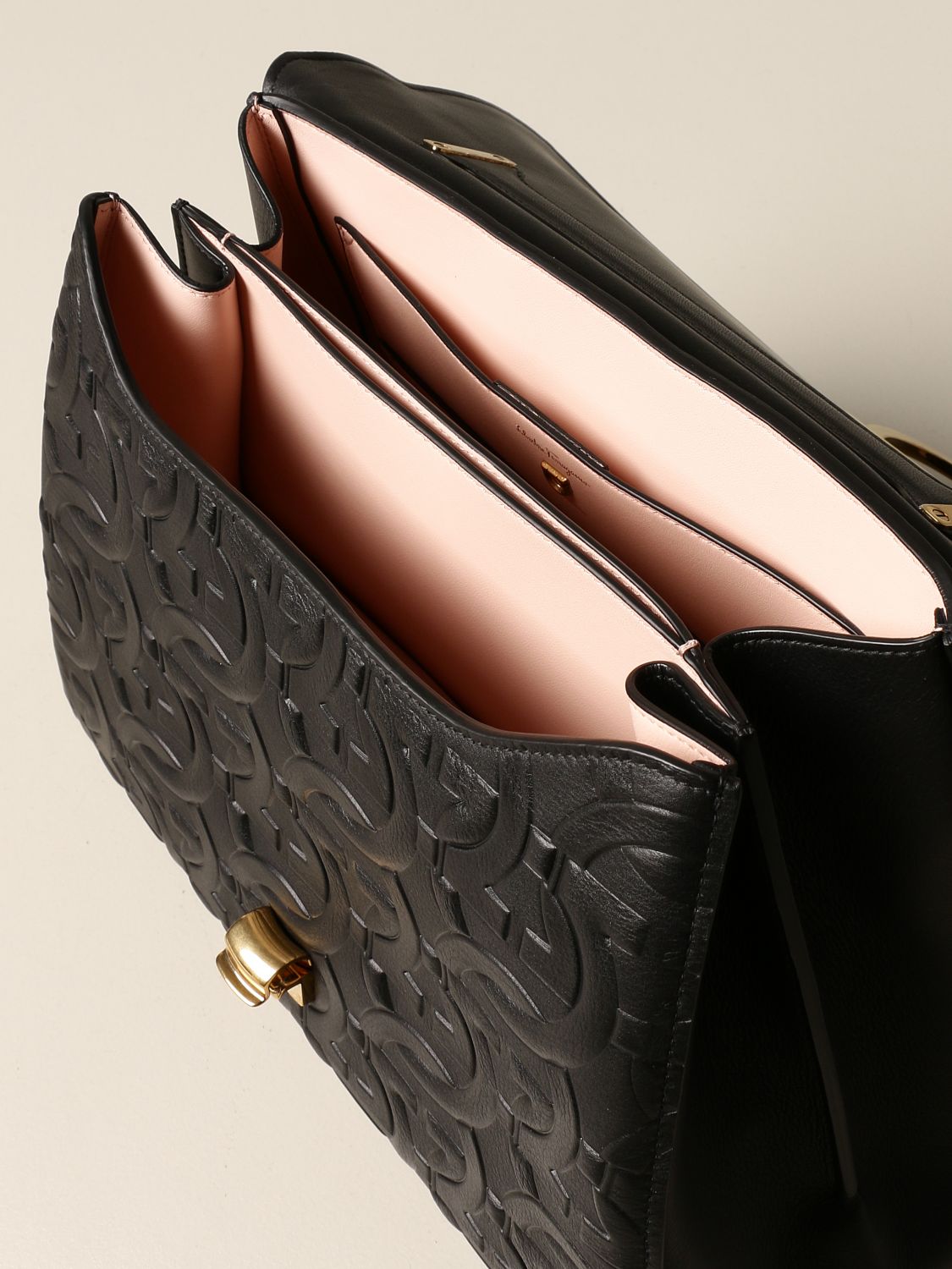 salvatore ferragamo leather crossbody