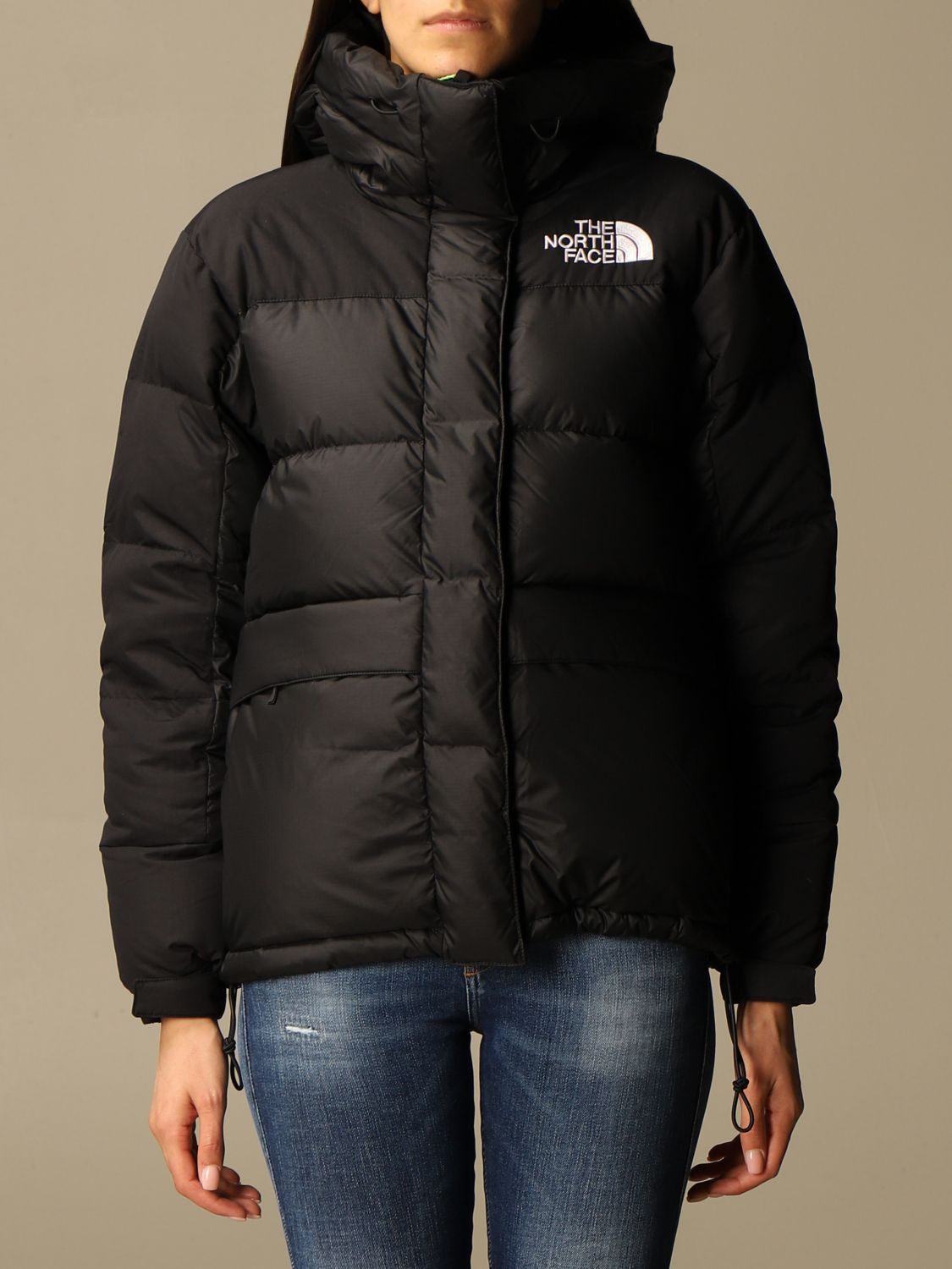 THE NORTH FACE: down jacket in bicolor nylon - Black | The North Face