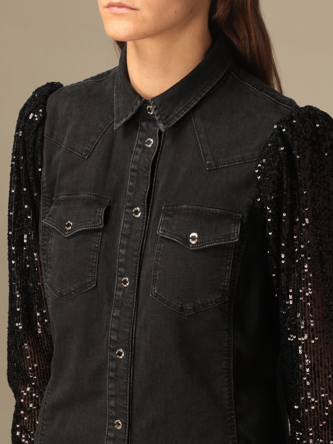 camicia jeans pinko