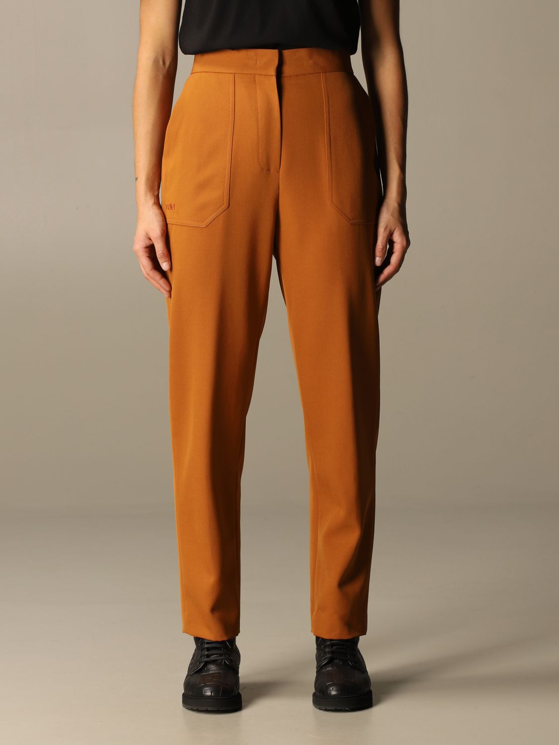 fendi brown pants