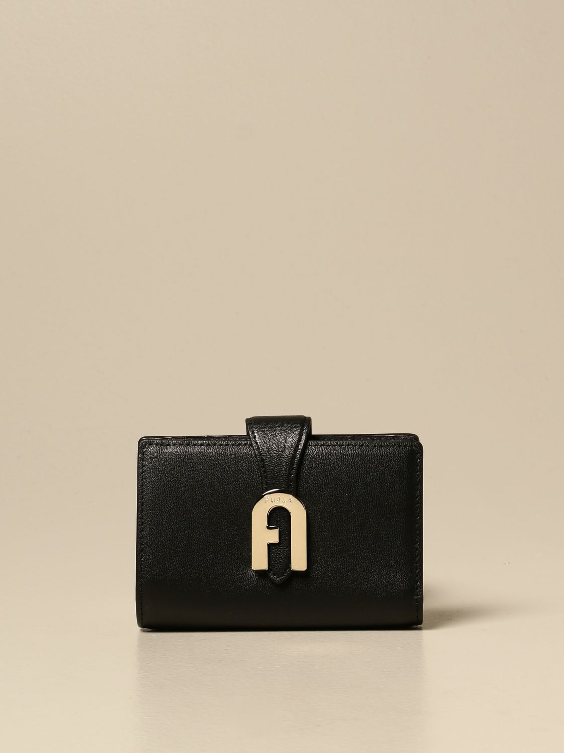 FURLA Sofia wallet in leather Black Furla wallet PDR1PRS MSD000