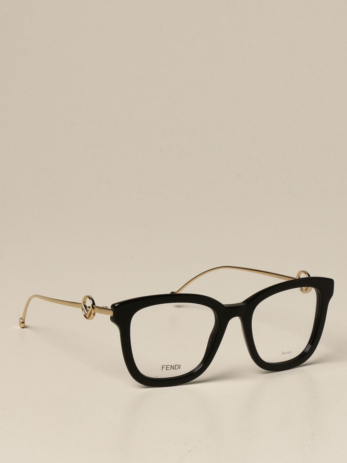 FENDI: Glasses women - White | Glasses Fendi FF 0419 GIGLIO.COM