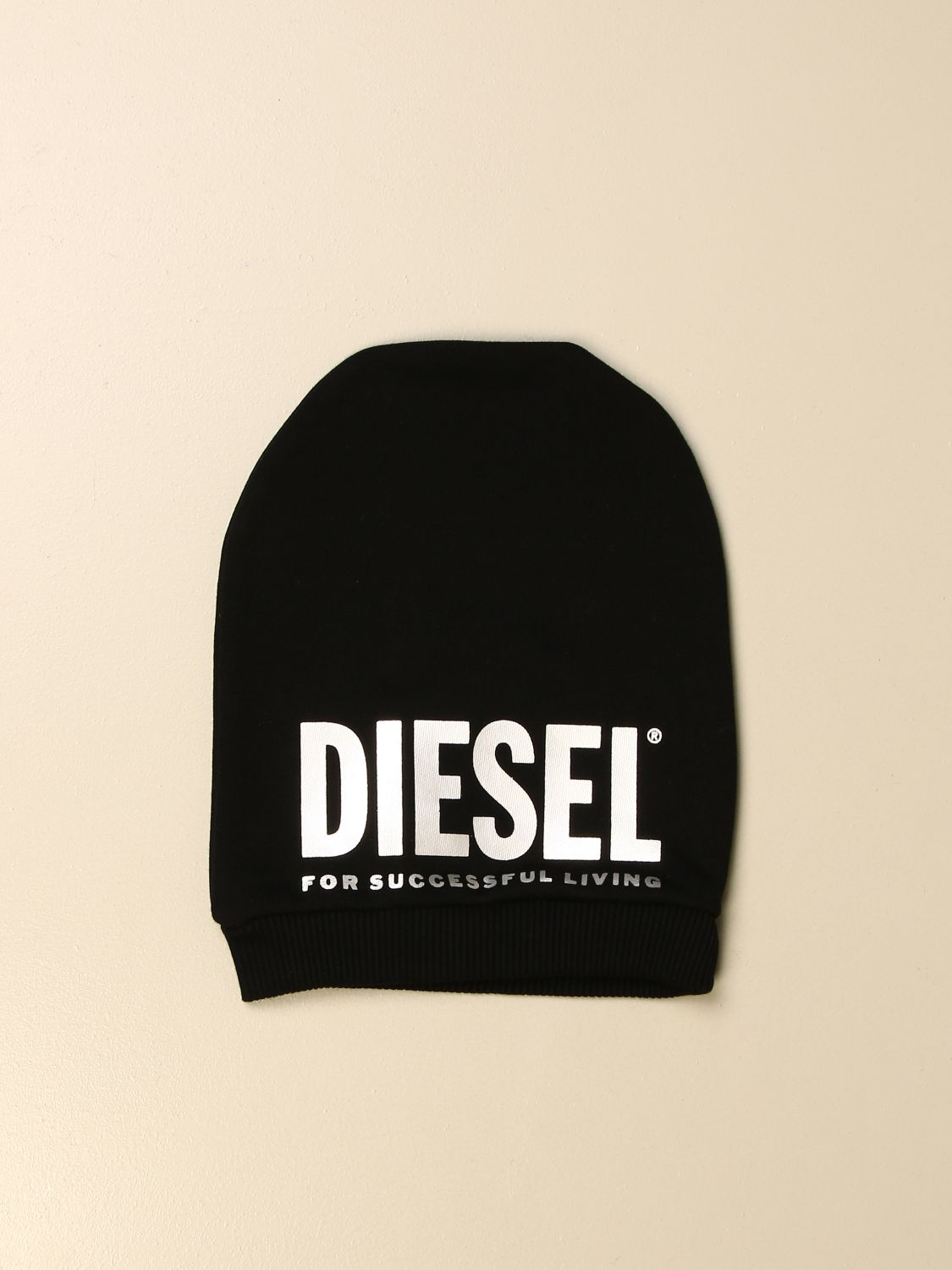 stropdas cocaïne kathedraal DIESEL: beanie hat with logo - Black | Diesel hat 00J52L 0IAJH online on  GIGLIO.COM