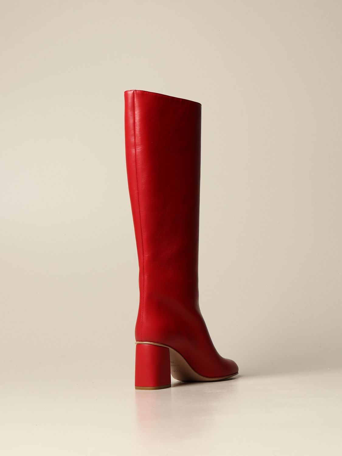Red Valentino leather boot | Boots Red 