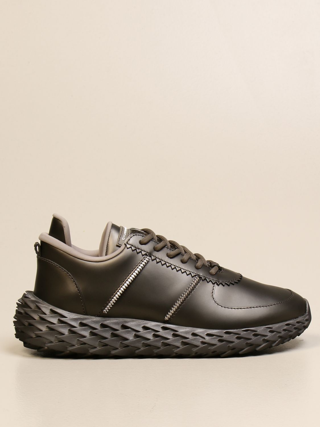 Lodge Besættelse Festival Giuseppe Zanotti Outlet: sneakers for man - Charcoal | Giuseppe Zanotti  sneakers RU00091 online at GIGLIO.COM