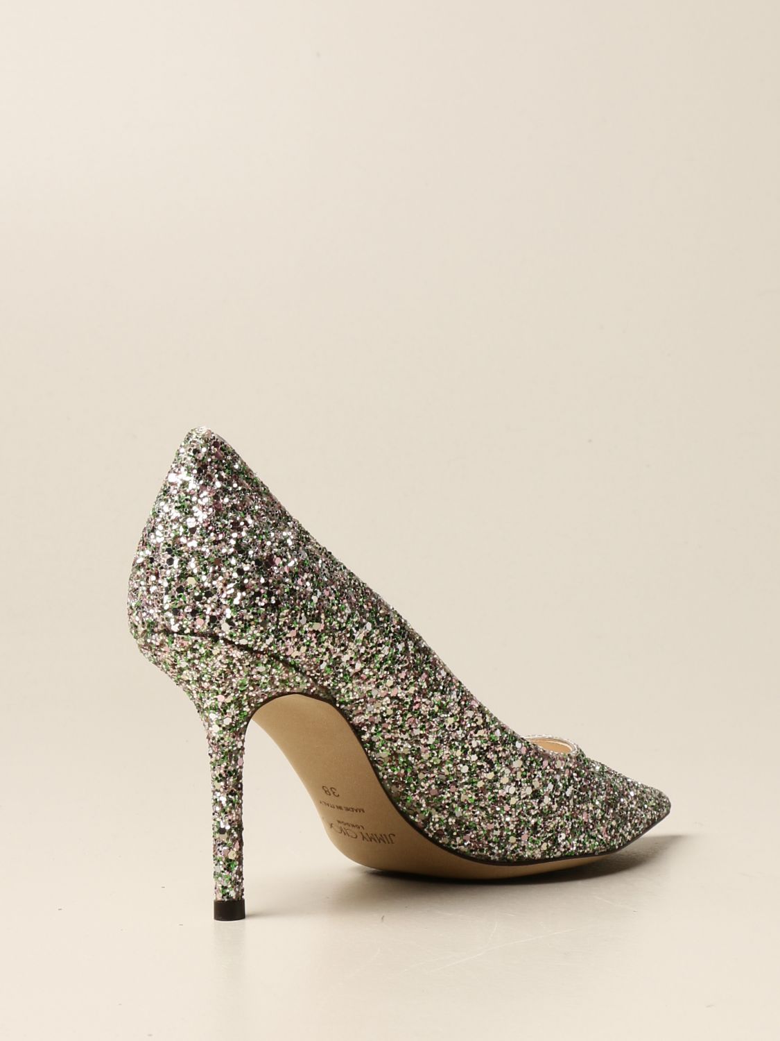 JIMMY CHOO Love glitter décolleté Mint High Heel Shoes Jimmy Choo