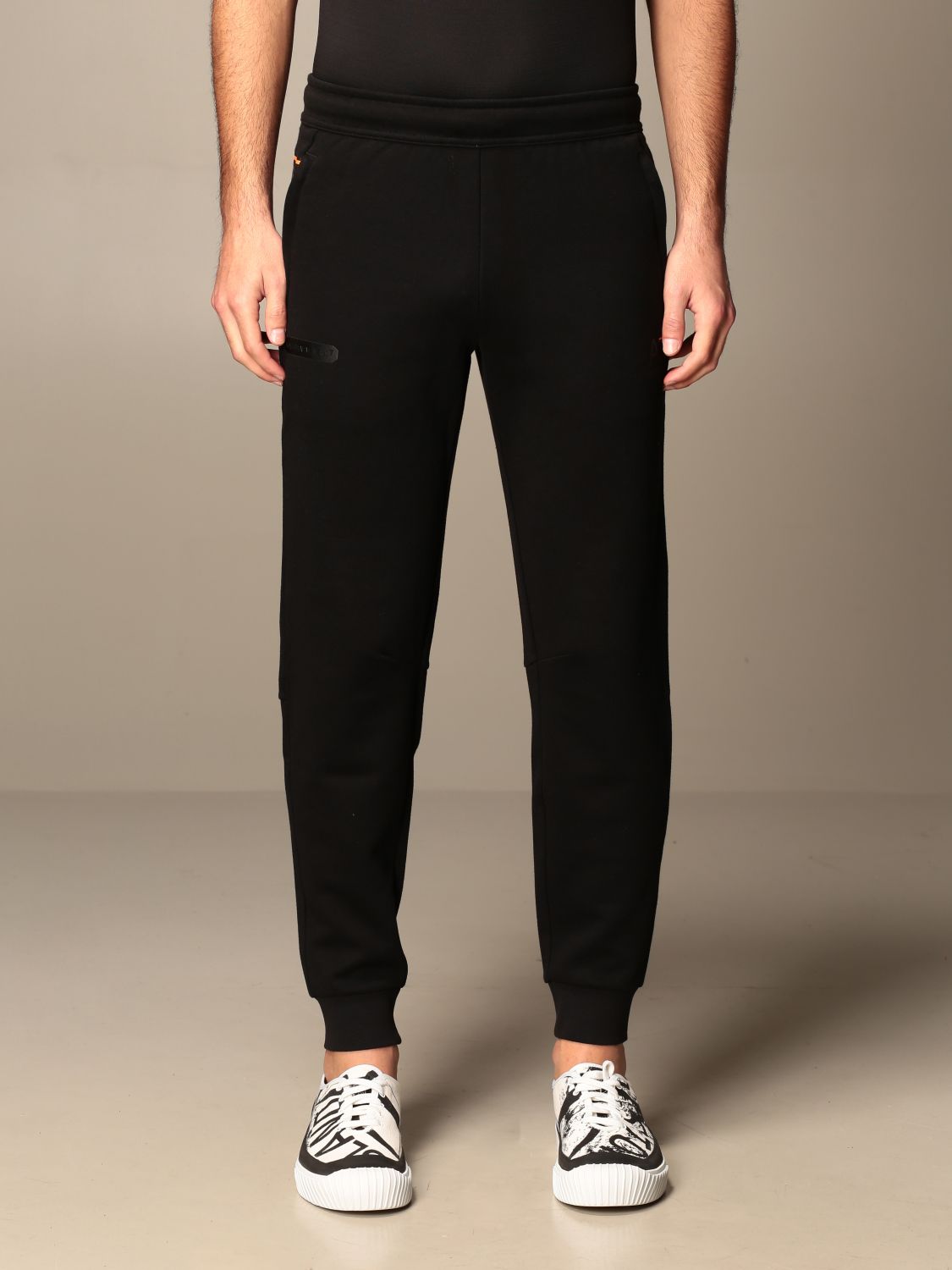 EA7: pants for man - Black | Ea7 pants 6HPP66 PJJ5Z online at GIGLIO.COM