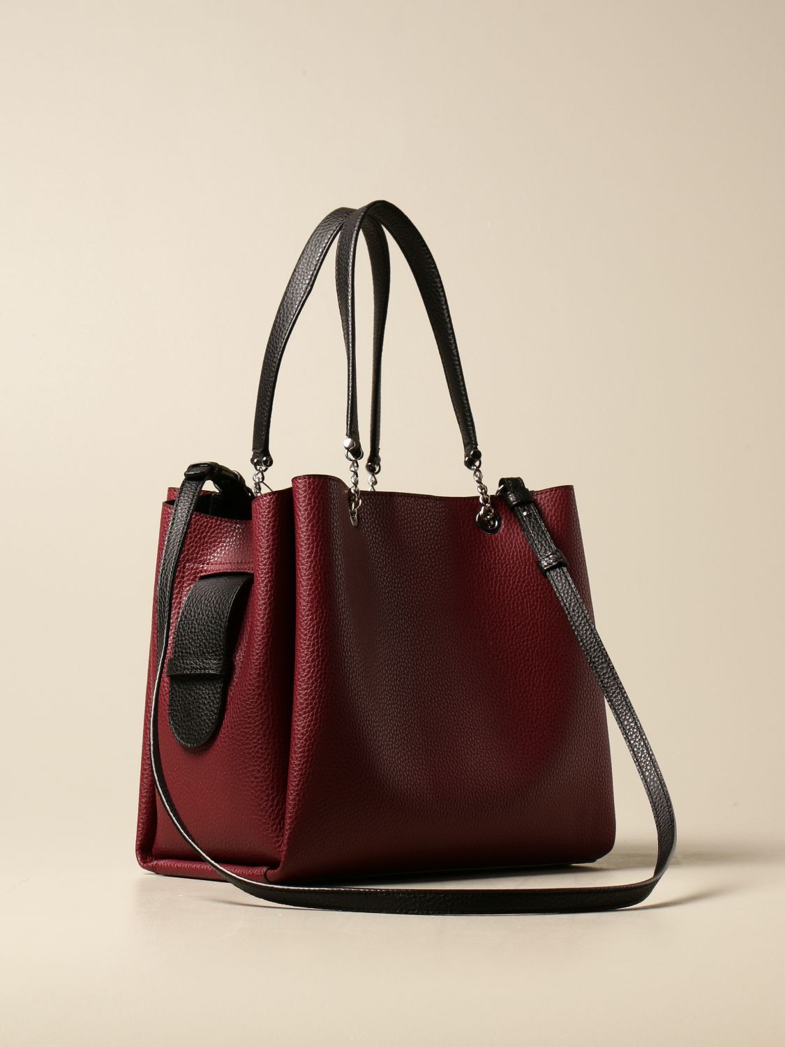 armani burgundy bag