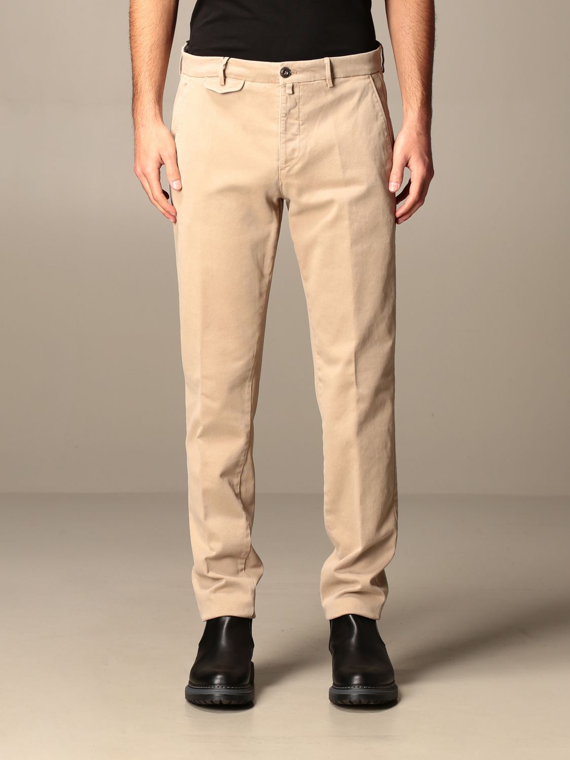 Briglia Outlet: Pantalone con tasche america - Beige | Pantalone Briglia  BG32 420502 GIGLIO.COM
