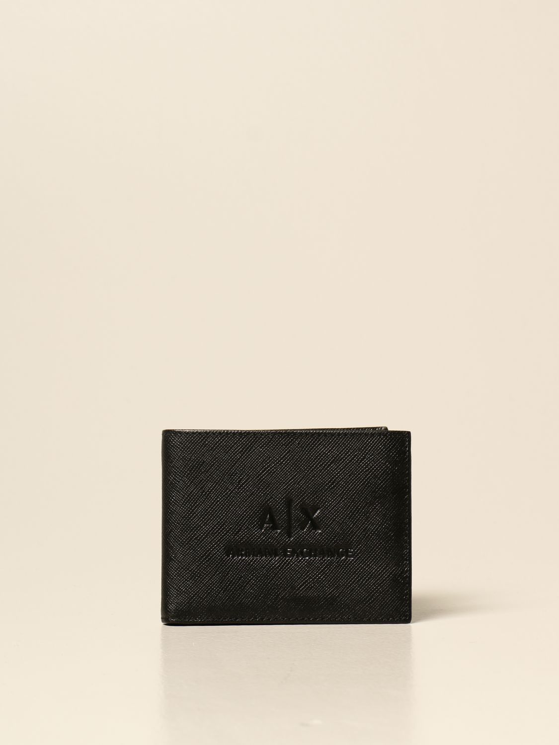 ARMANI EXCHANGE: wallet for man - Black | Armani Exchange wallet 958098  CC223 online on 