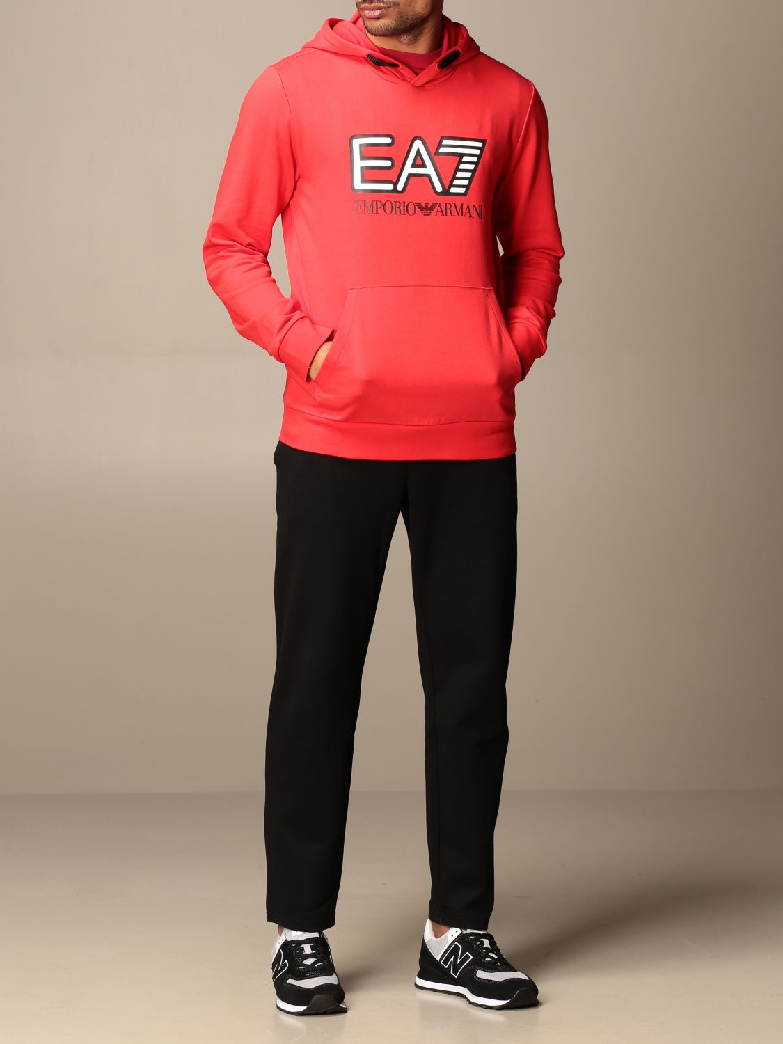 red and black armani exchange shirt