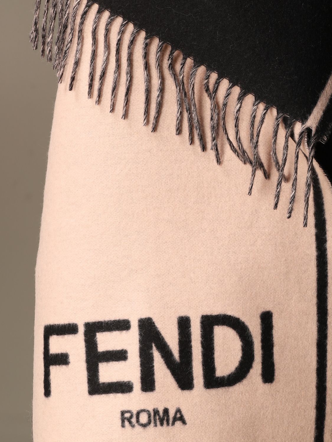 FENDI: cashmere scarf | Scarf Fendi Women Pink | Scarf Fendi FXT322 ...