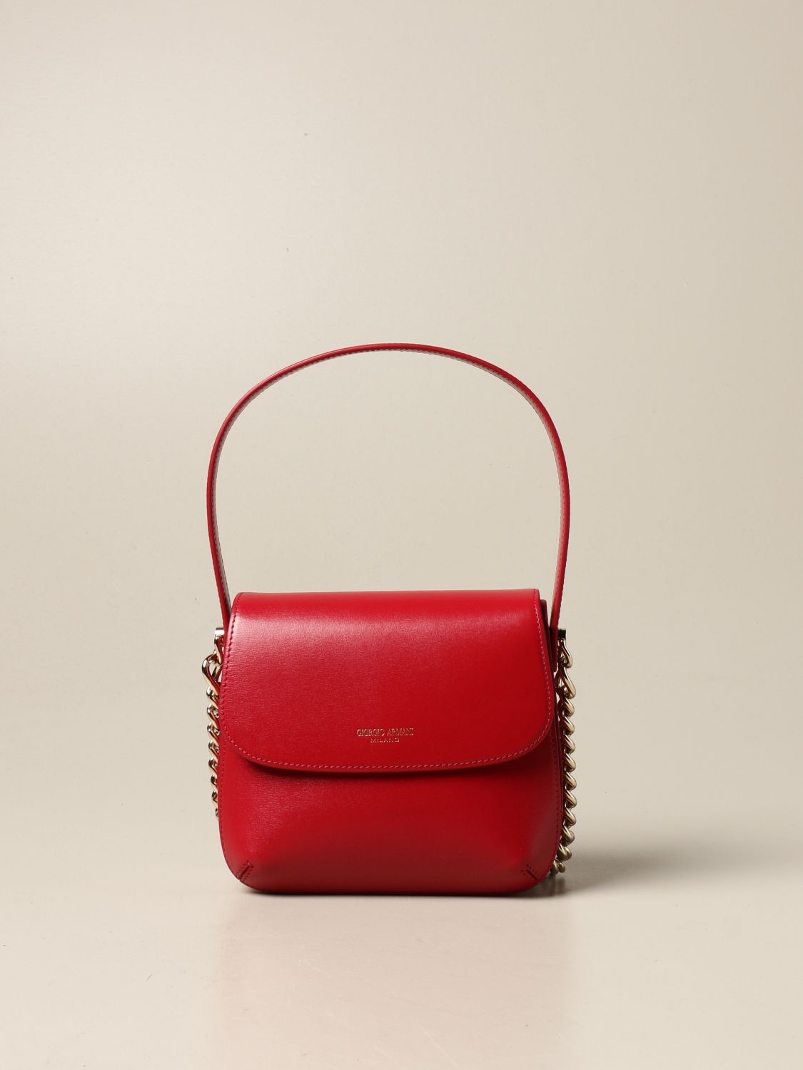 giorgio armani leather bag