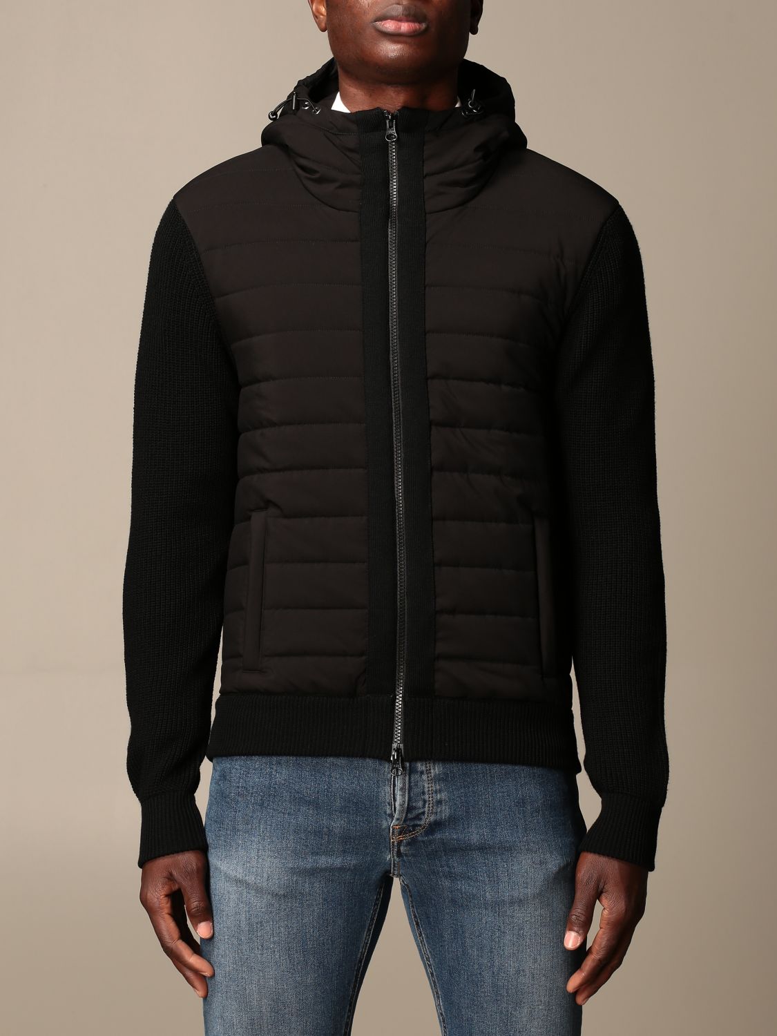 GRAN SASSO: jacket for men - Black | Gran Sasso jacket 2315724635 ...