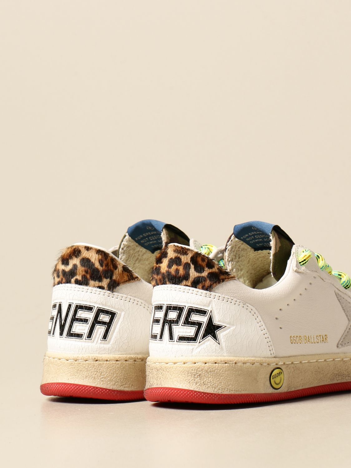 Ball Star Golden Goose sneakers in leather | Shoes Golden Goose Kids ...
