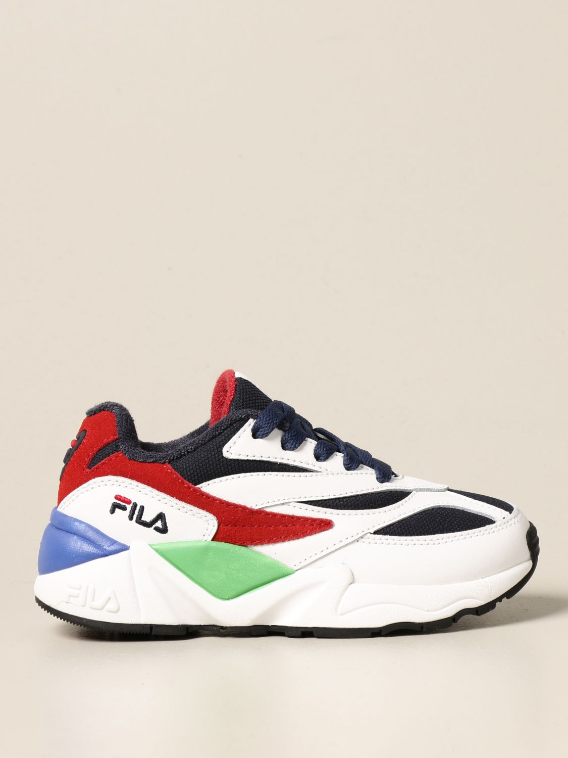 Fila Outlet: synthetic leather - Blue | Fila shoes 1010852 online on GIGLIO.COM