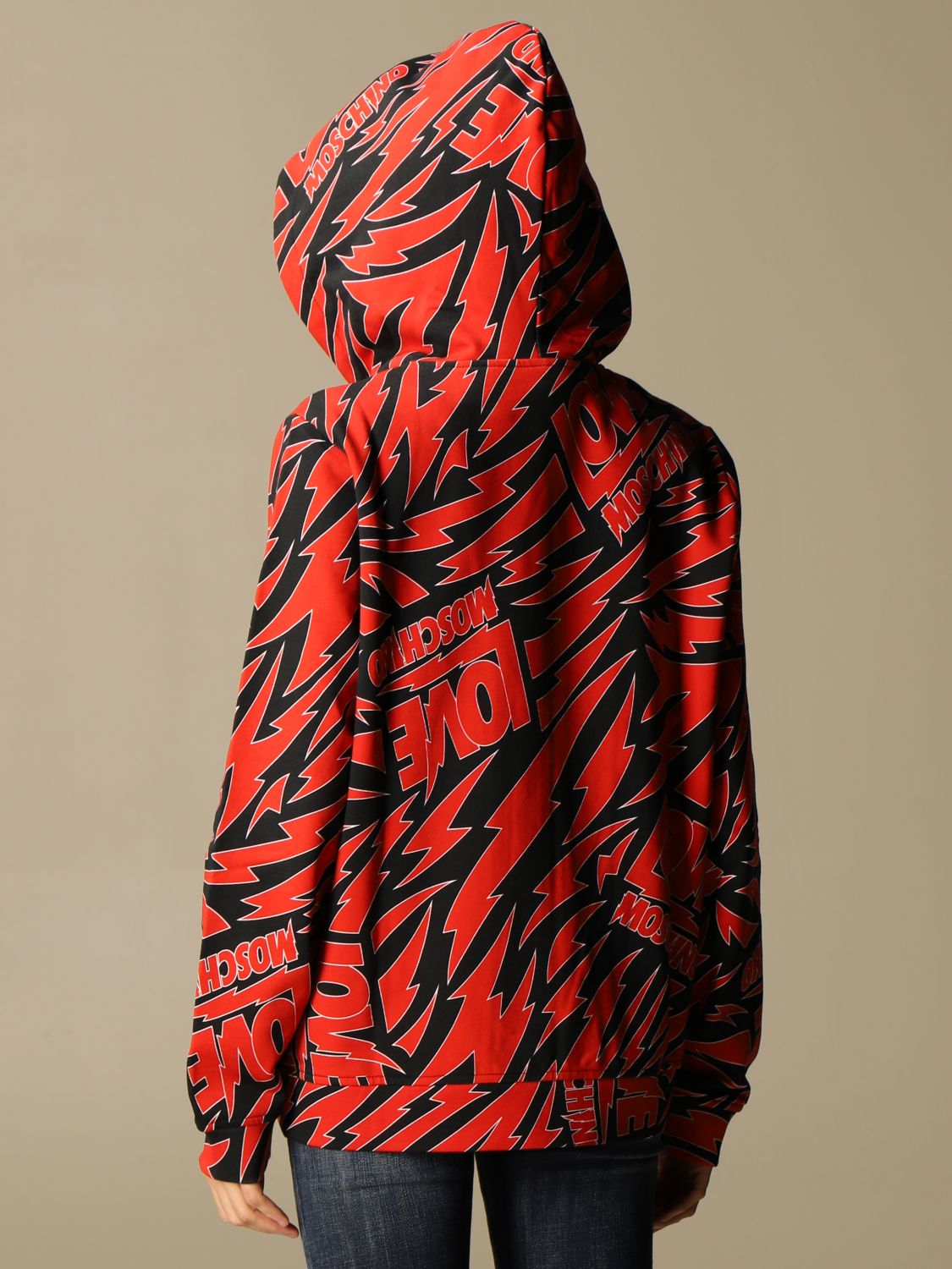 love moschino kapuzenpullover