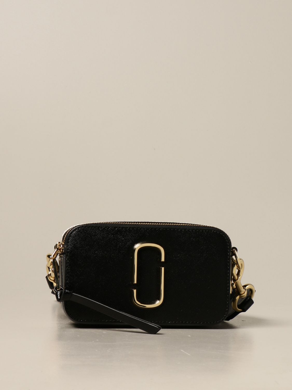 Snapshot leather crossbody bag Marc Jacobs Black in Leather - 34356329