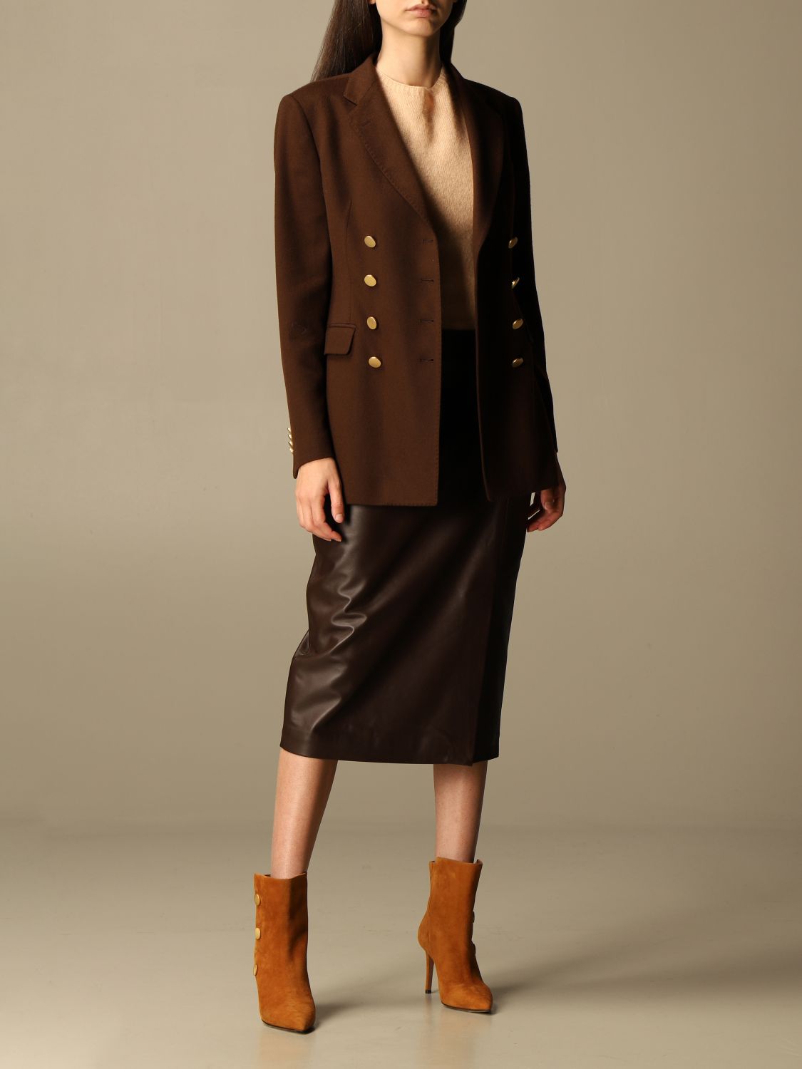 Jacket Tagliatore: Jacket women Tagliatore brown 2