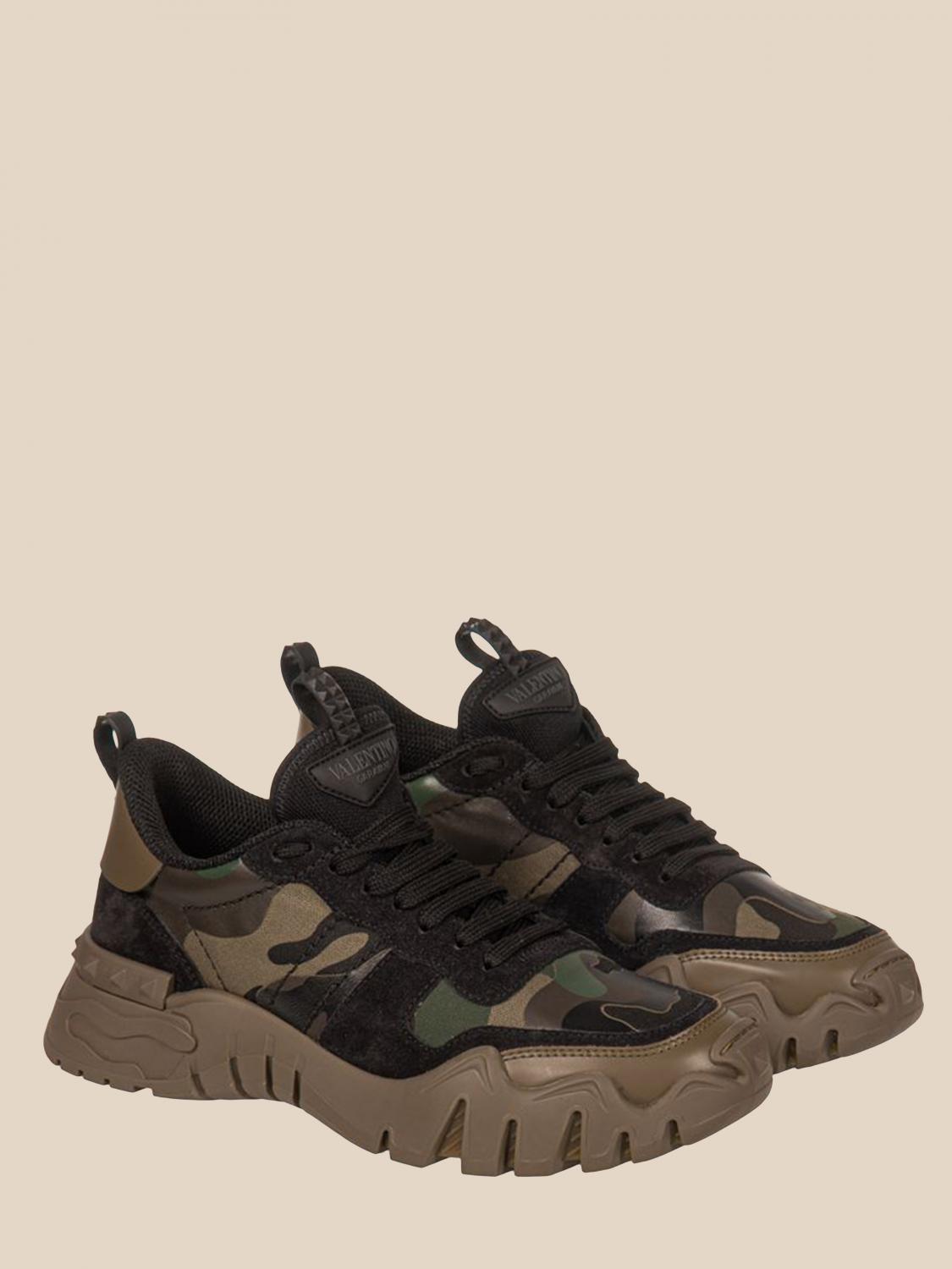 valentino trainers mens green