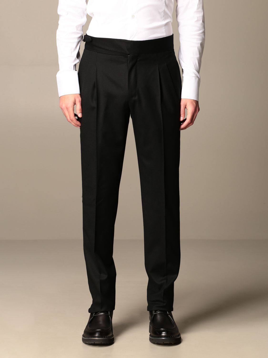 Classic Pt trousers with regular waist | Pants Pt Men Black | Pants Pt ...