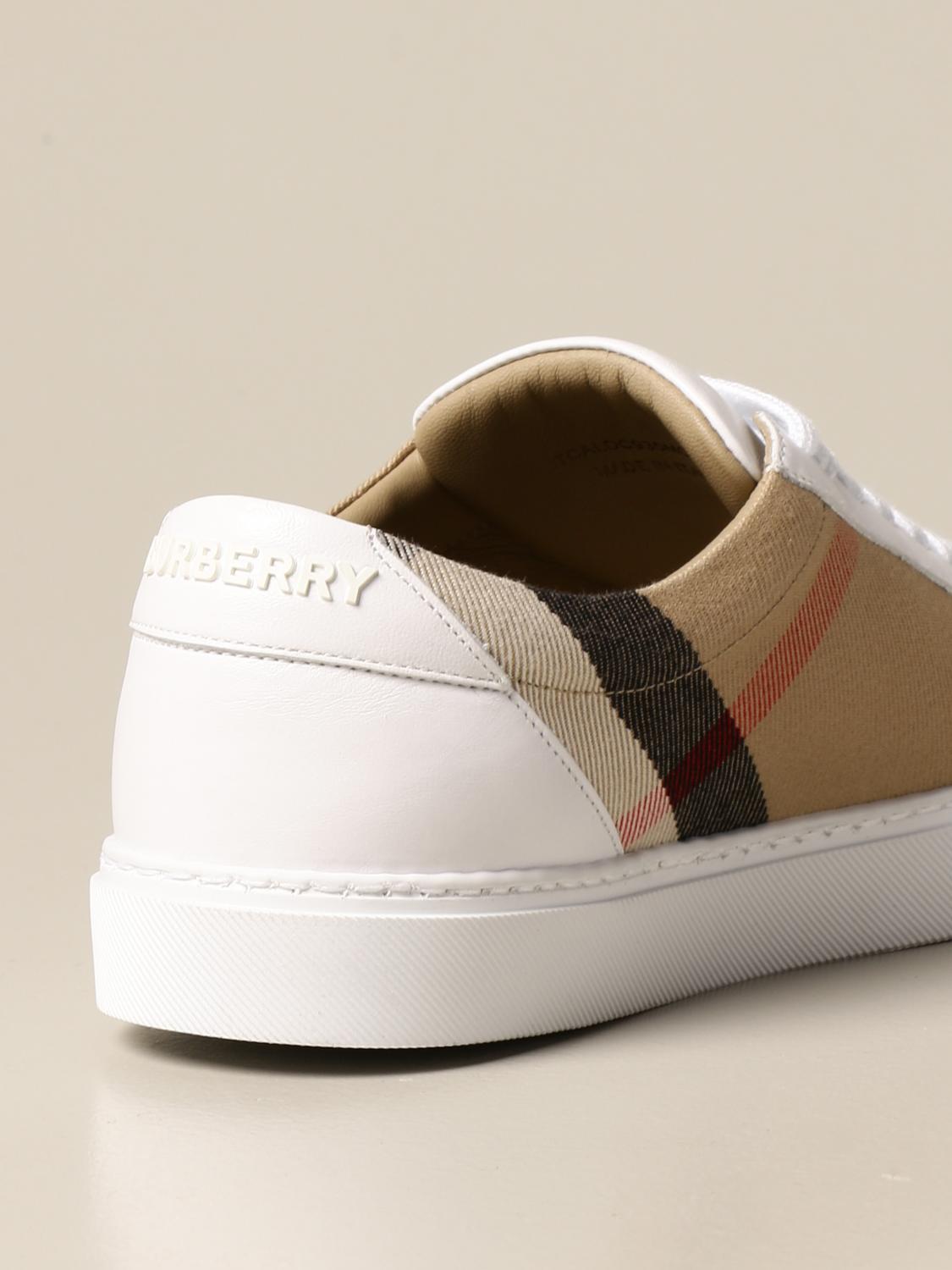 baskets burberry femme