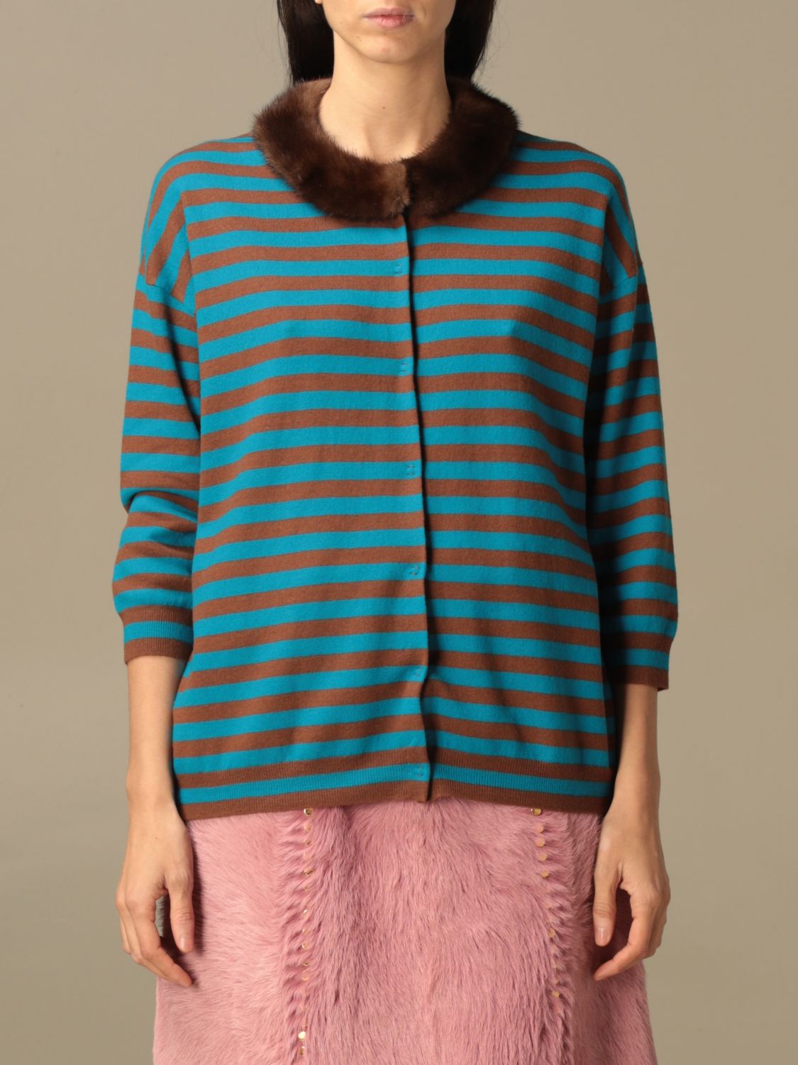 Sweater Prada: Prada sweater for woman striped 1