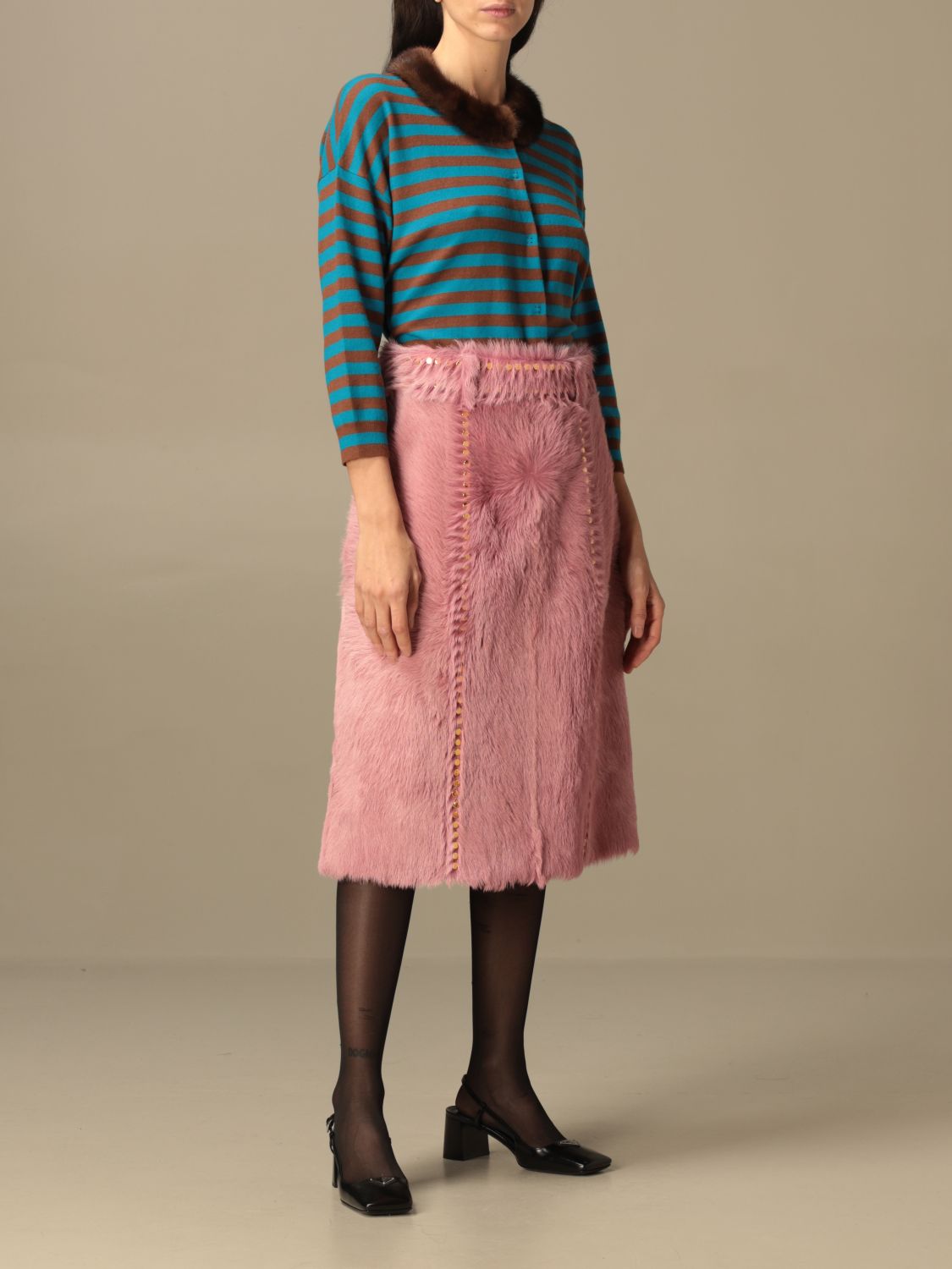 Sweater Prada: Prada sweater for woman striped 2
