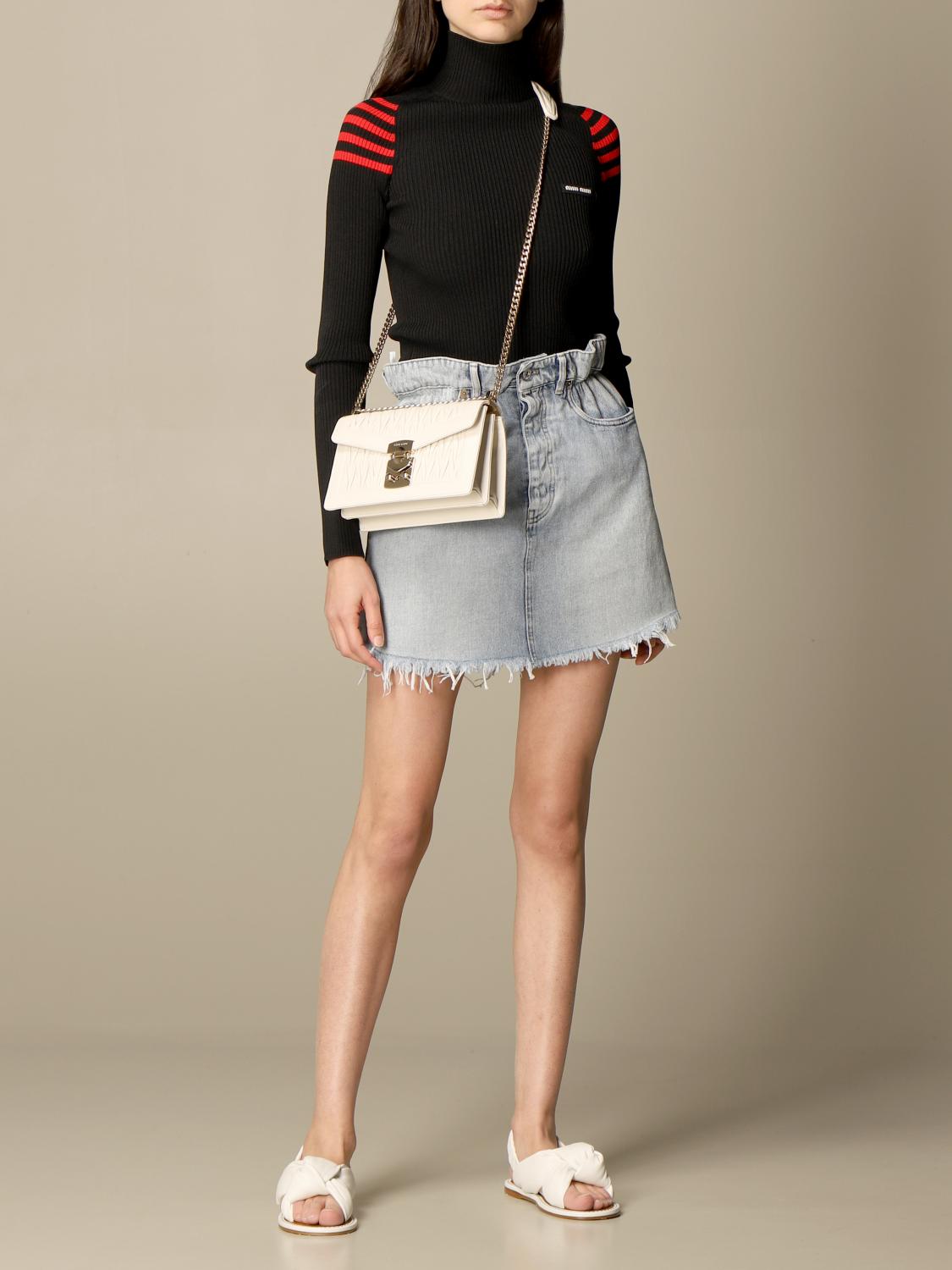 Shop MiuMiu MATELASSE Leather Party Style Crossbody Shoulder Bags by  winwinco