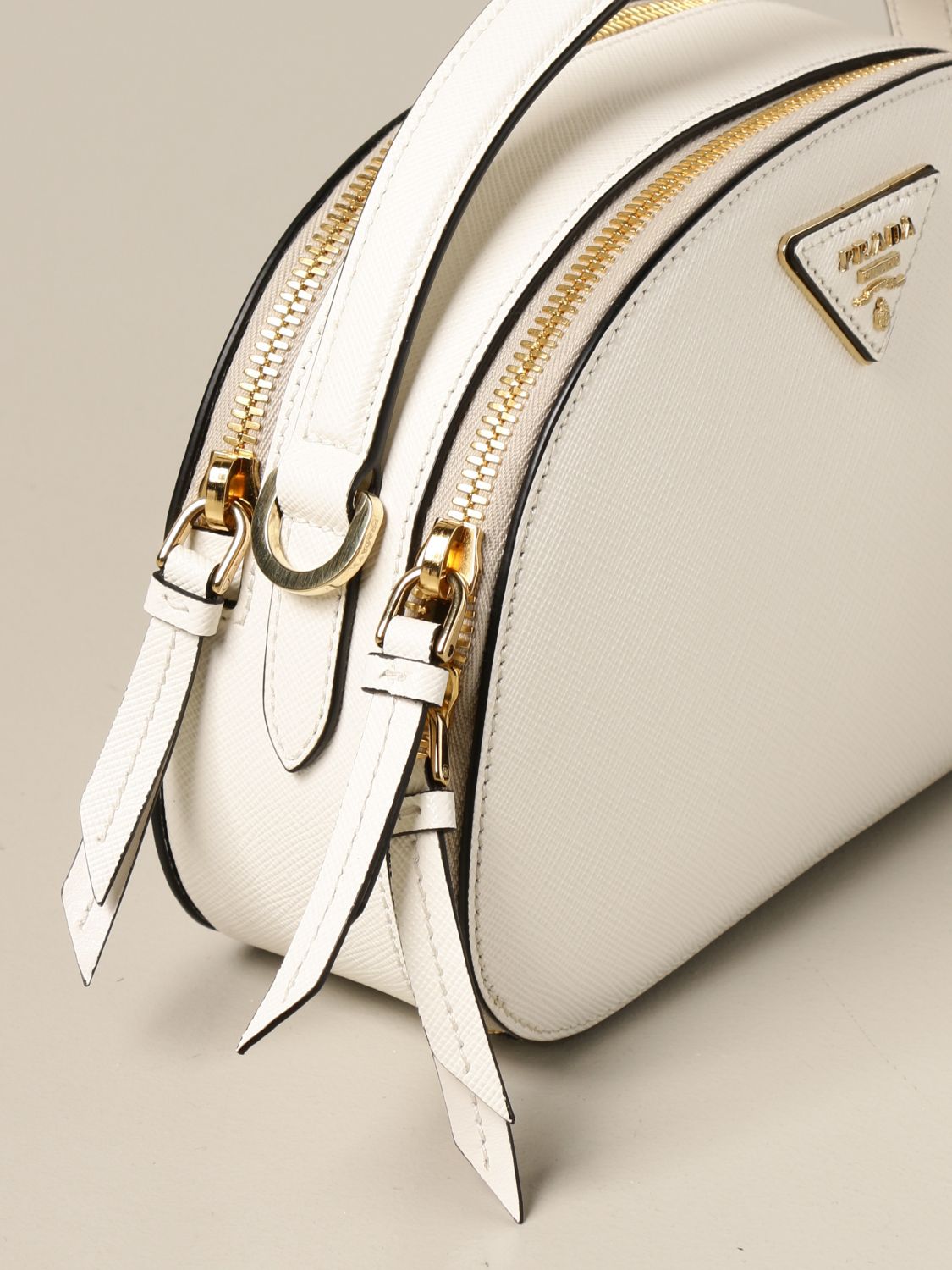 Shoulder bags Prada - Odette saffiano leather handbag - 1BH123NZVF0236