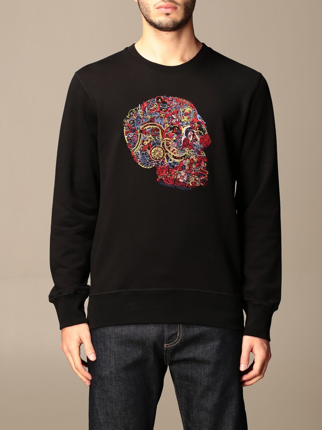 Skull Crewneck Sweatshirt on Sale, 56% OFF | www.ingeniovirtual.com